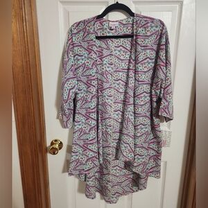 LulaRoe Lindsay Light Weight Sheer Cover-Up Size Medium NWT